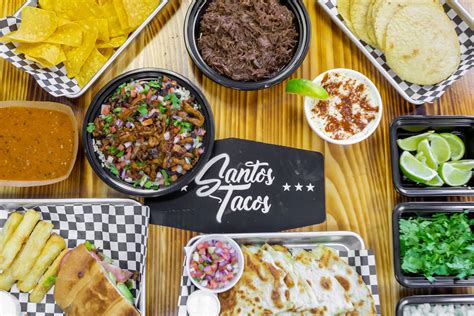 Santos tacos - Service: Dine in Meal type: Dinner Price per person: $20–30. My boyfriend and I had lunch today on the patio at Santo Taco. It was absolutely delicious! We started with the homemade tortilla chips with guacamole and then I had …